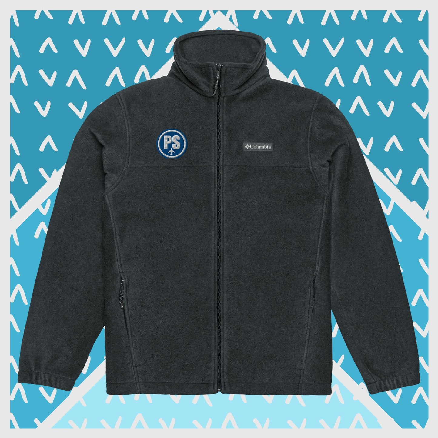 PS Logo Columbia Fleece Jacket - UNISEX