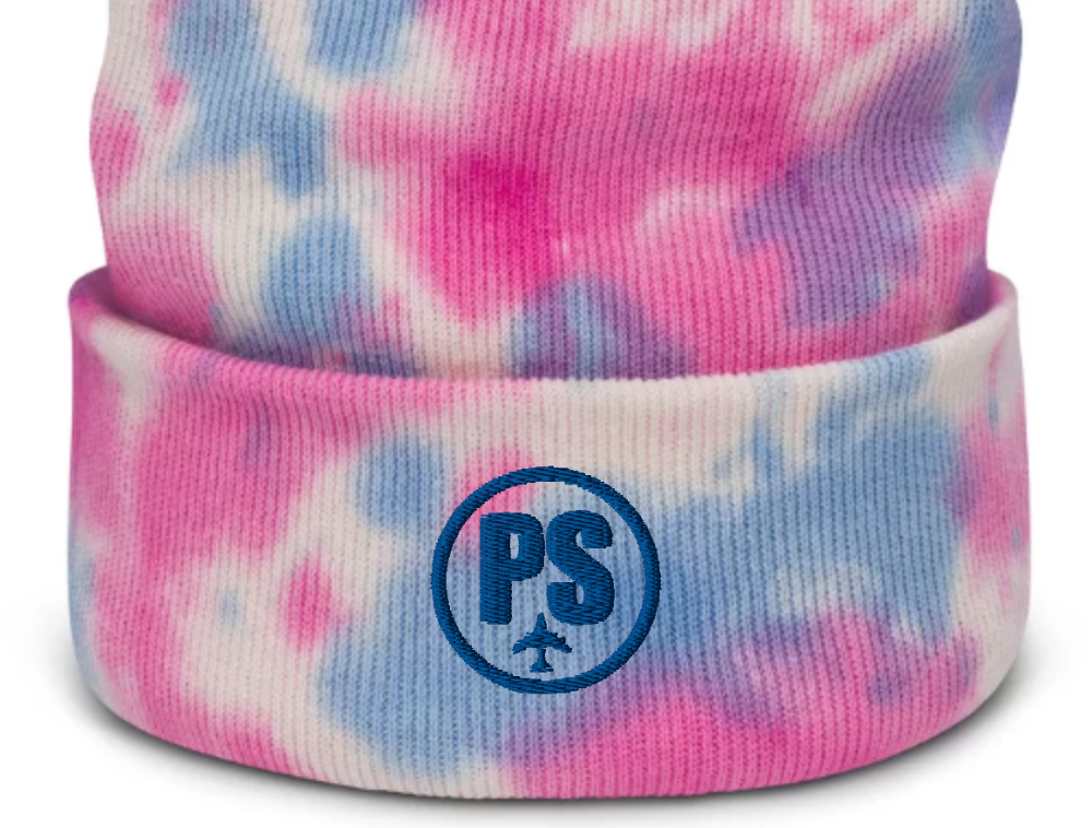 PS Logo Tie-dye Beanie - Cotton Candy - UNISEX