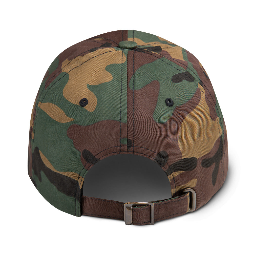 PS Embroidered Logo Camo Dad Hat