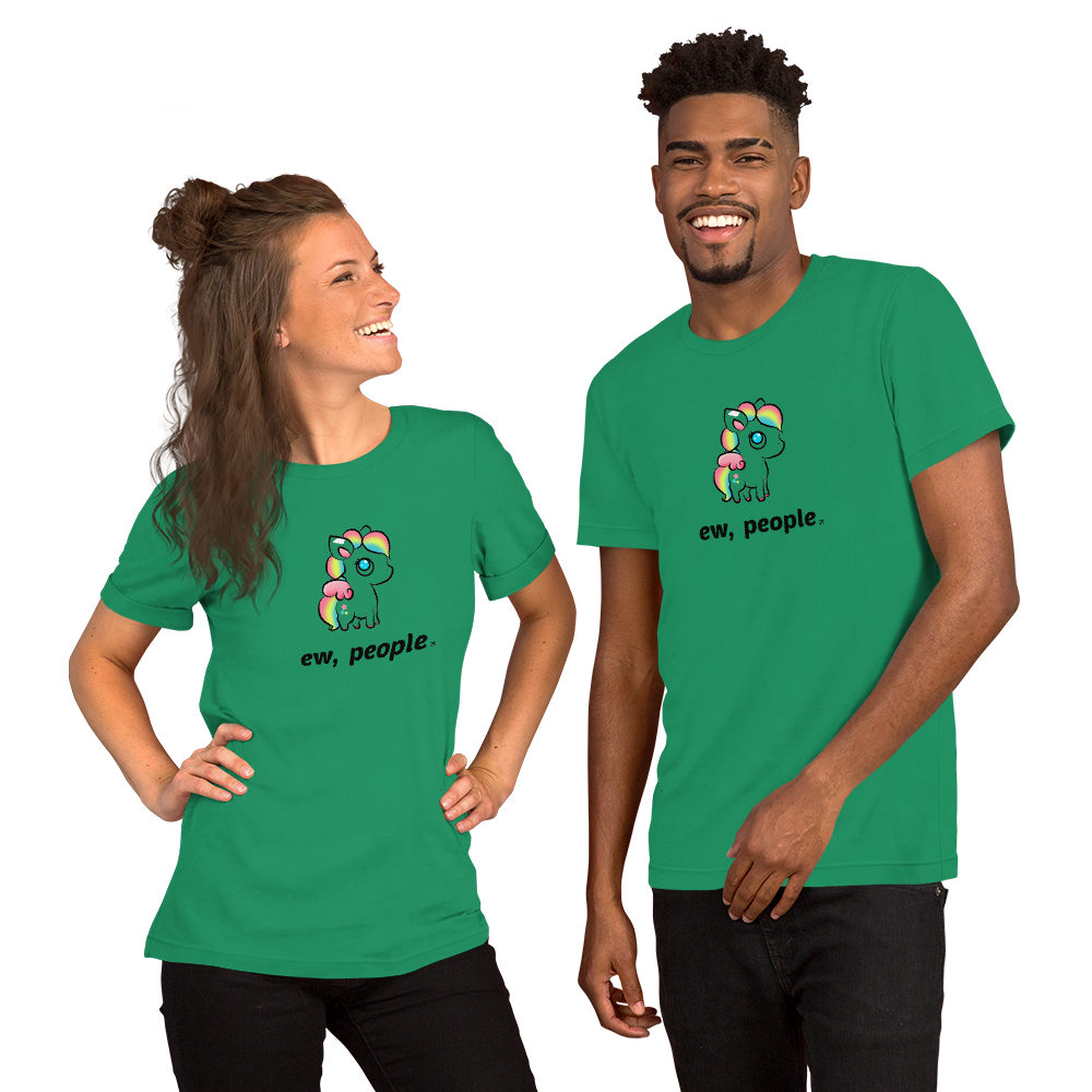 Passenger Shaming "Ew People" Unicorn Tee - UNISEX - 9 COLORS
