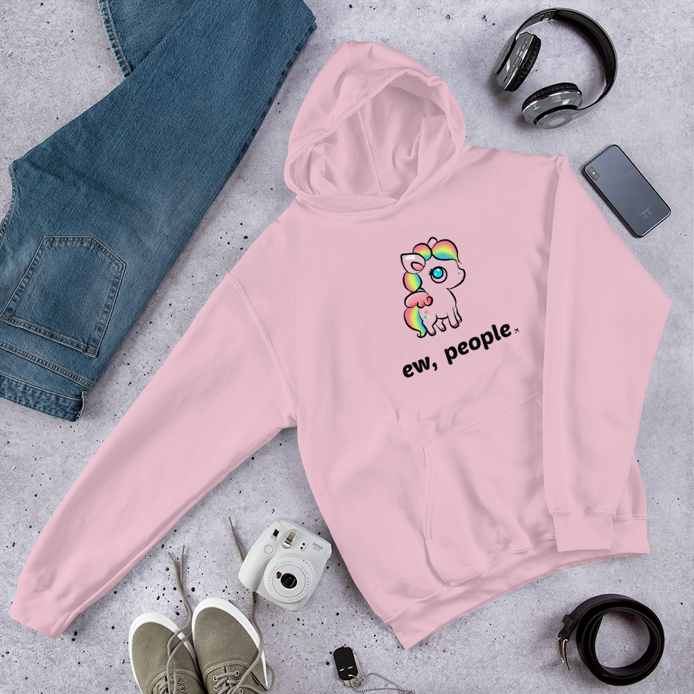 Passenger Shaming "Ew People" Unicorn Hoodie - UNISEX - 6 COLORS