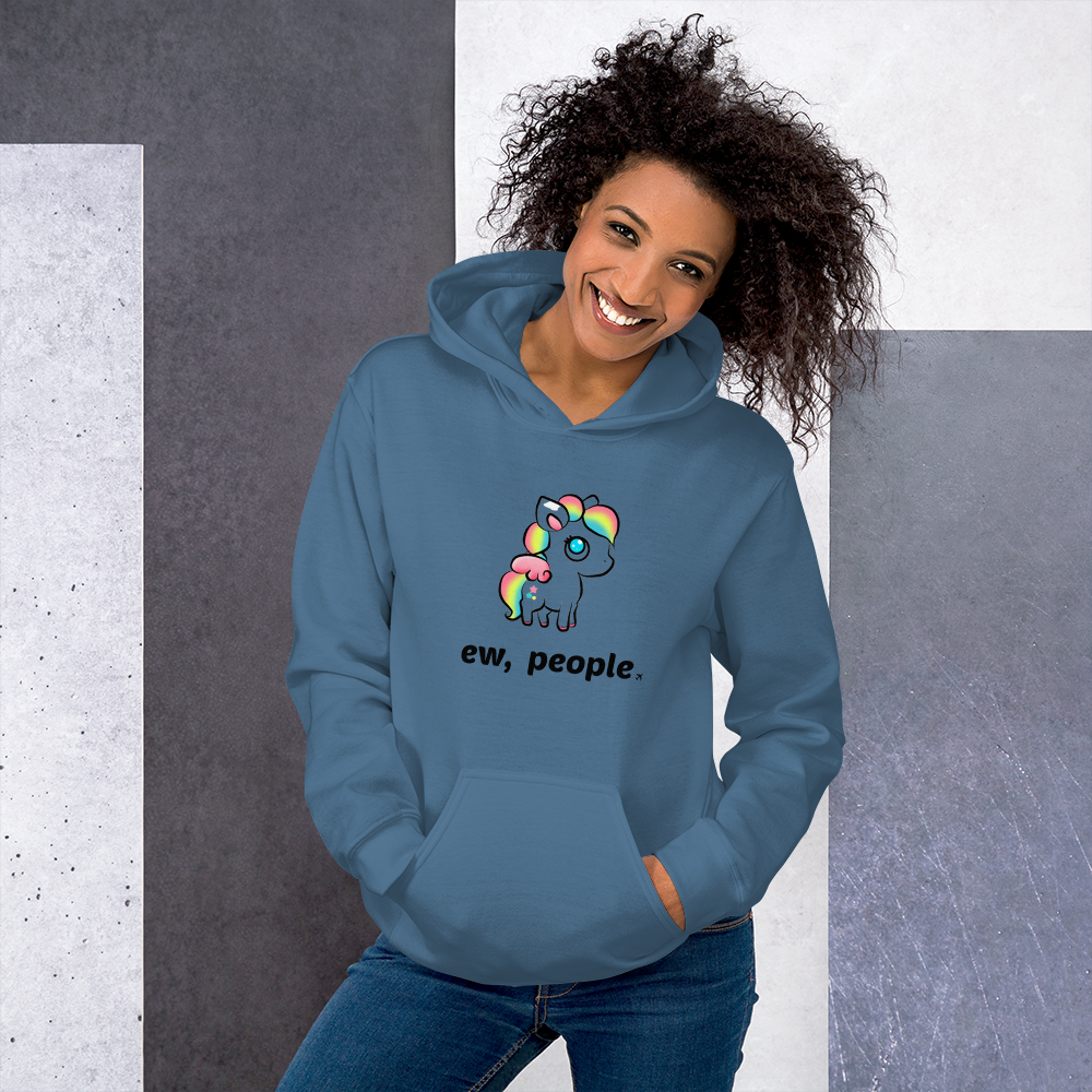 Passenger Shaming "Ew People" Unicorn Hoodie - UNISEX - 6 COLORS