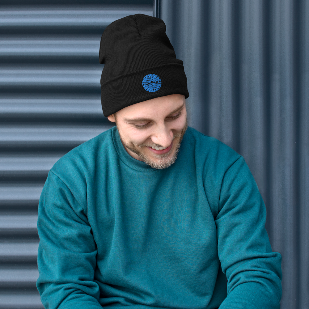 #CREWLIFE Globe Embroidered Beanie - UNISEX - 2 COLORS