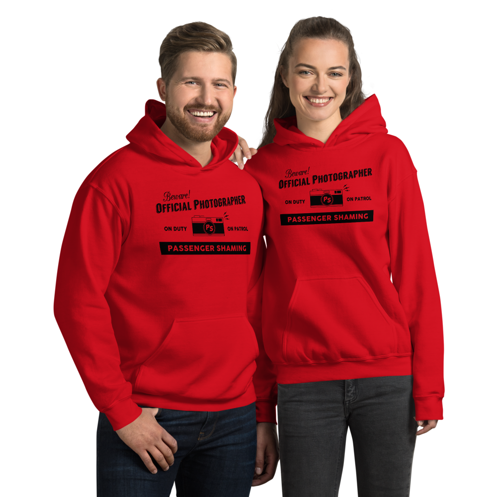 Official Passenger Shaming Photographer Hoodie - UNISEX - 8 COLORS