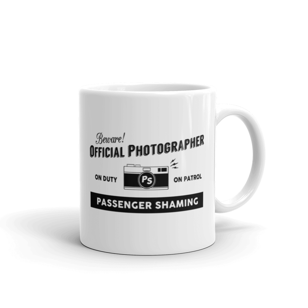 Official Passenger Shaming Photographer Mug - 11oz