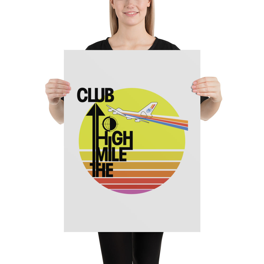 "The Mile High Club" Retro Print