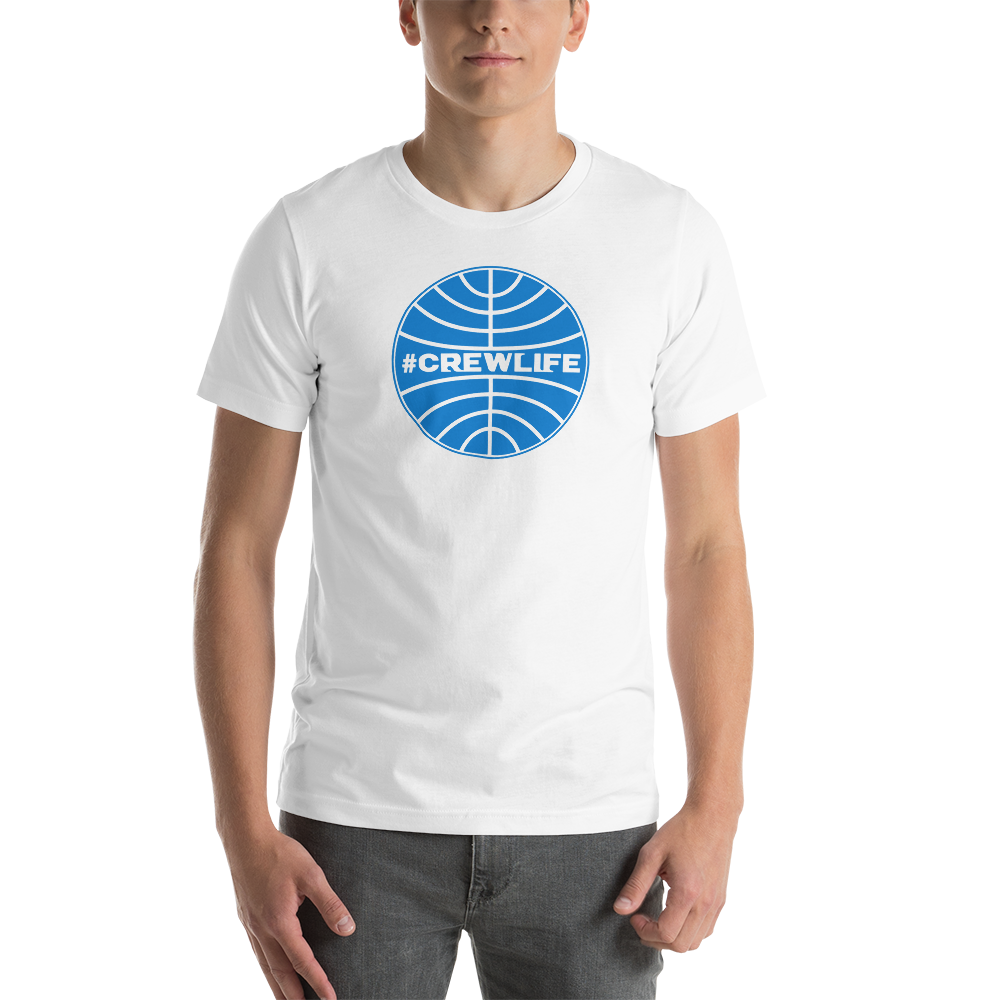 Passenger Shaming #CREWLIFE Globe Unisex Tee - 3 COLORS