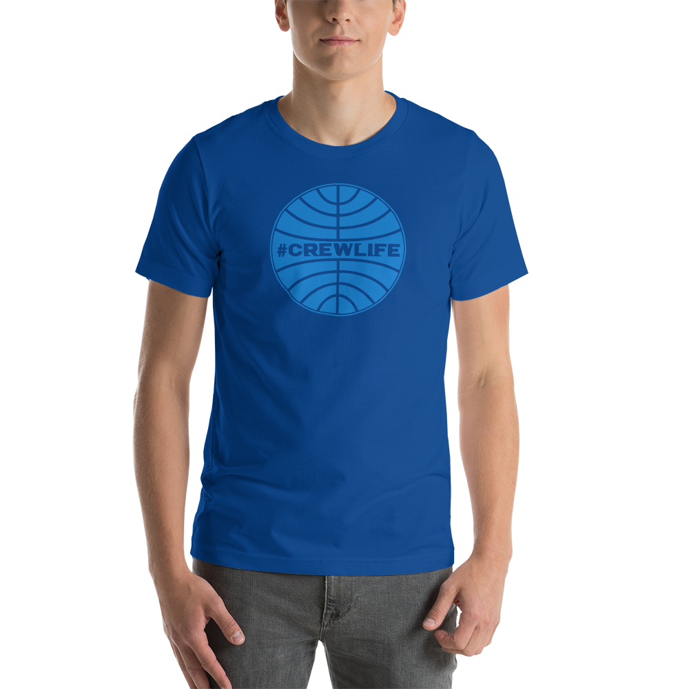 Passenger Shaming #CREWLIFE Globe Unisex Tee - 3 COLORS