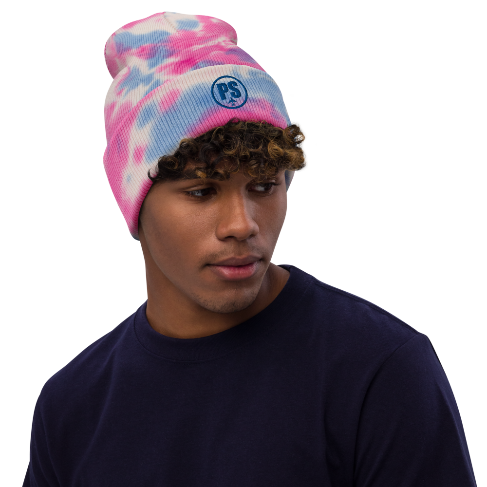 PS Logo Tie-dye Beanie - Cotton Candy - UNISEX