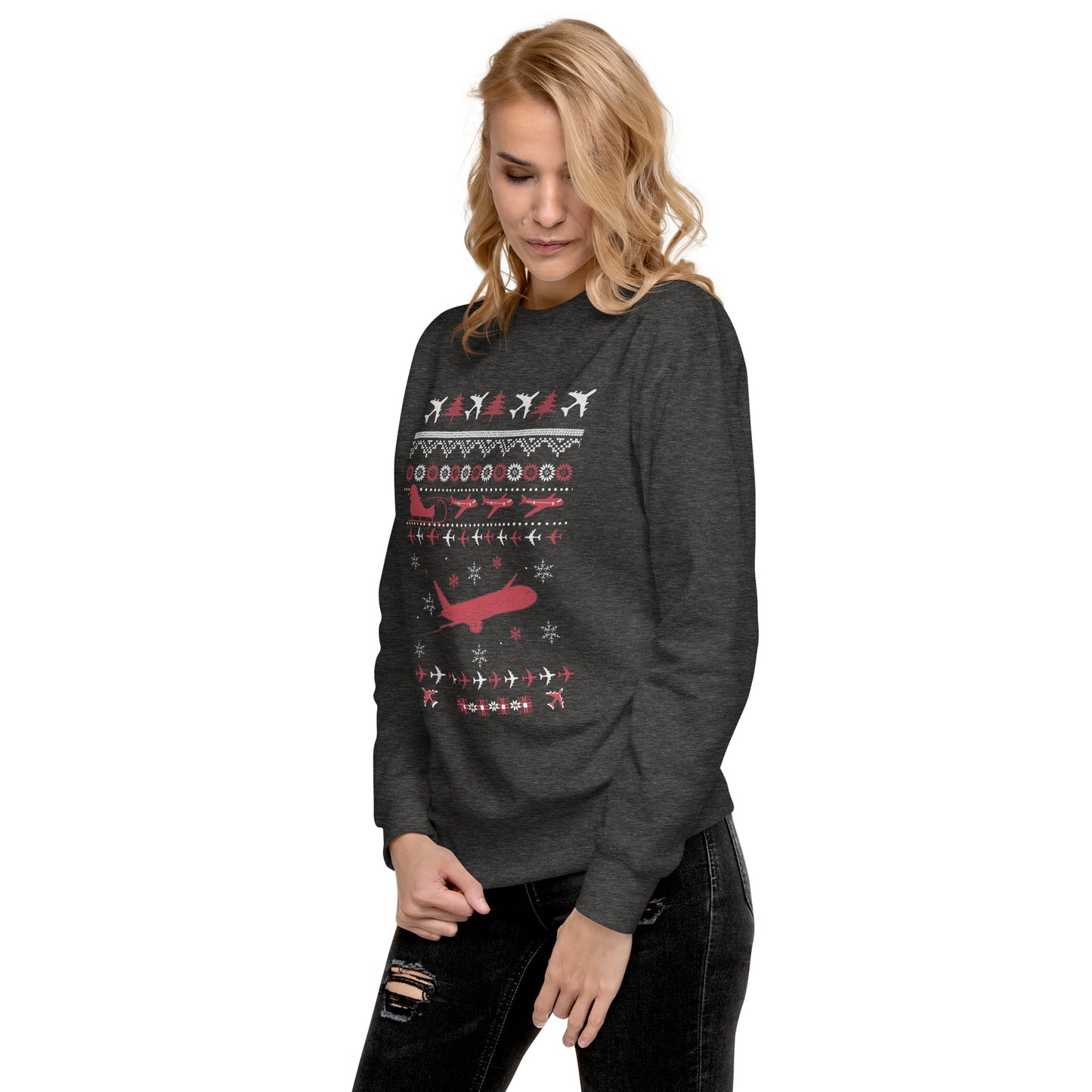 Ugly Christmas Sweater by Passenger Shaming - UNISEX - Charcoal