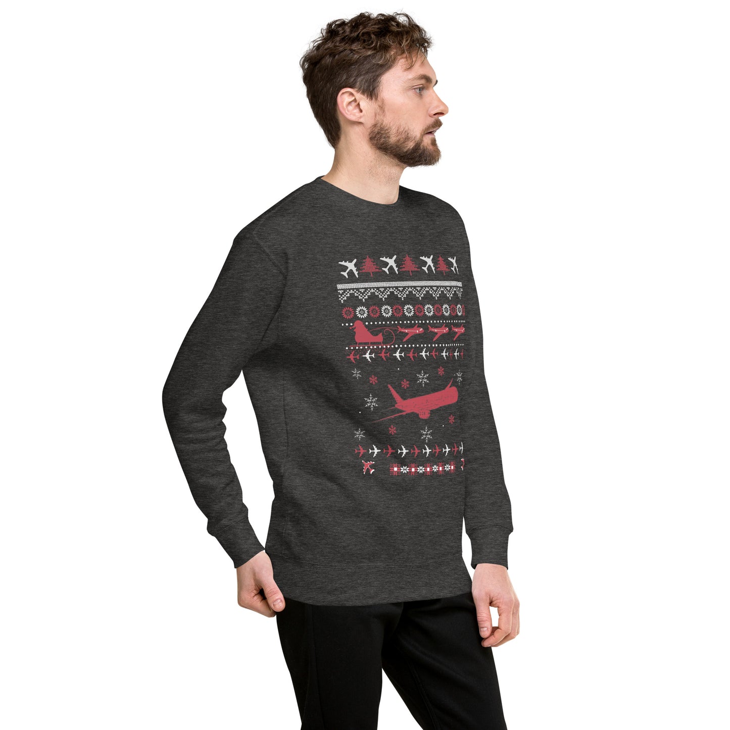 Ugly Christmas Sweater by Passenger Shaming - UNISEX - Charcoal