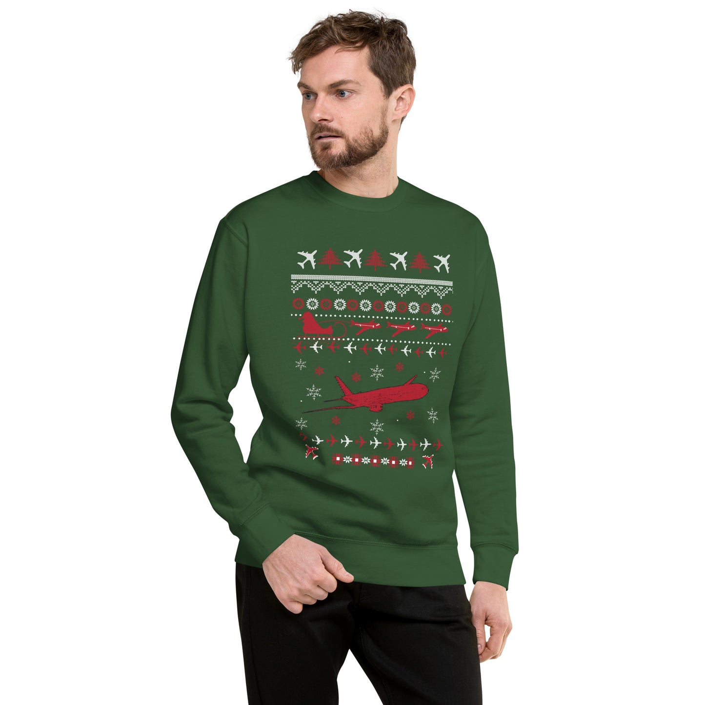 Ugly Christmas Sweater by Passenger Shaming - UNISEX - Green