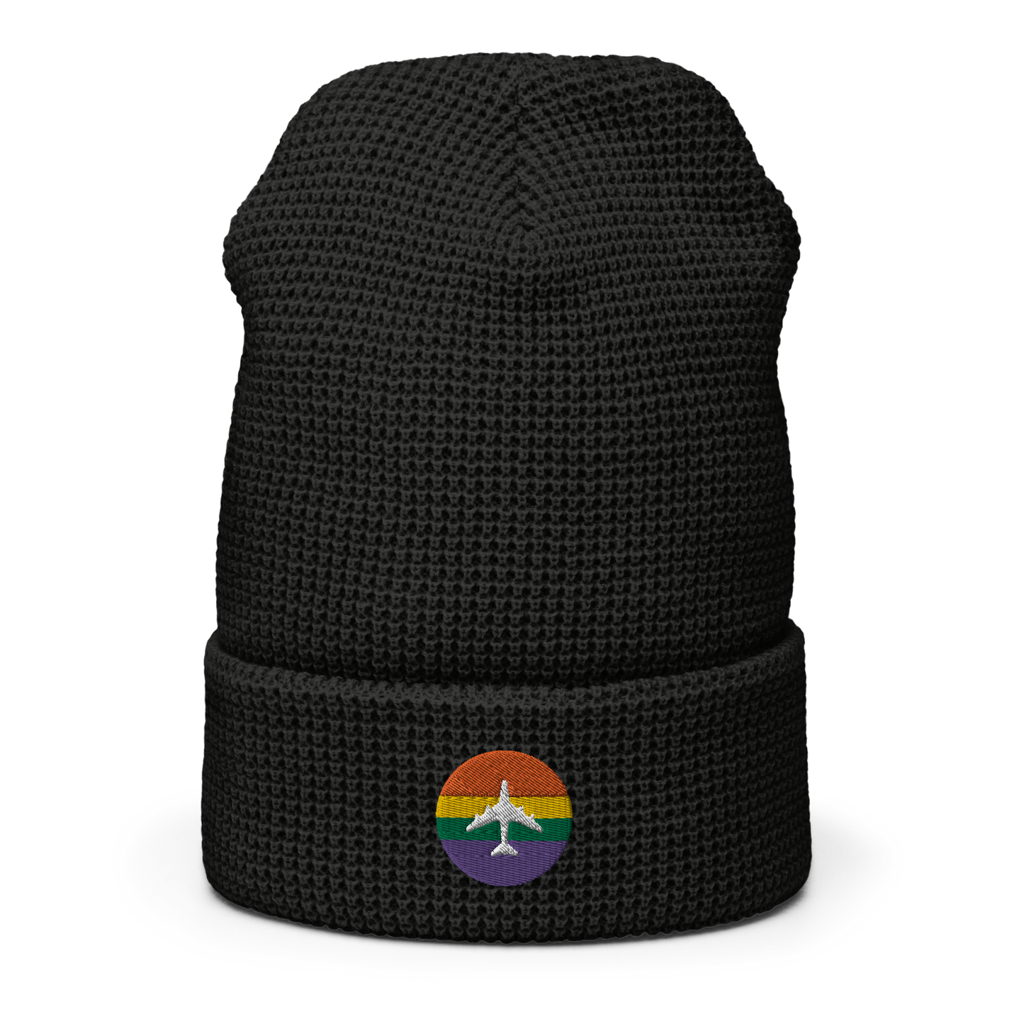 Plane Pride Waffle Beanie - Embroidered - UNISEX