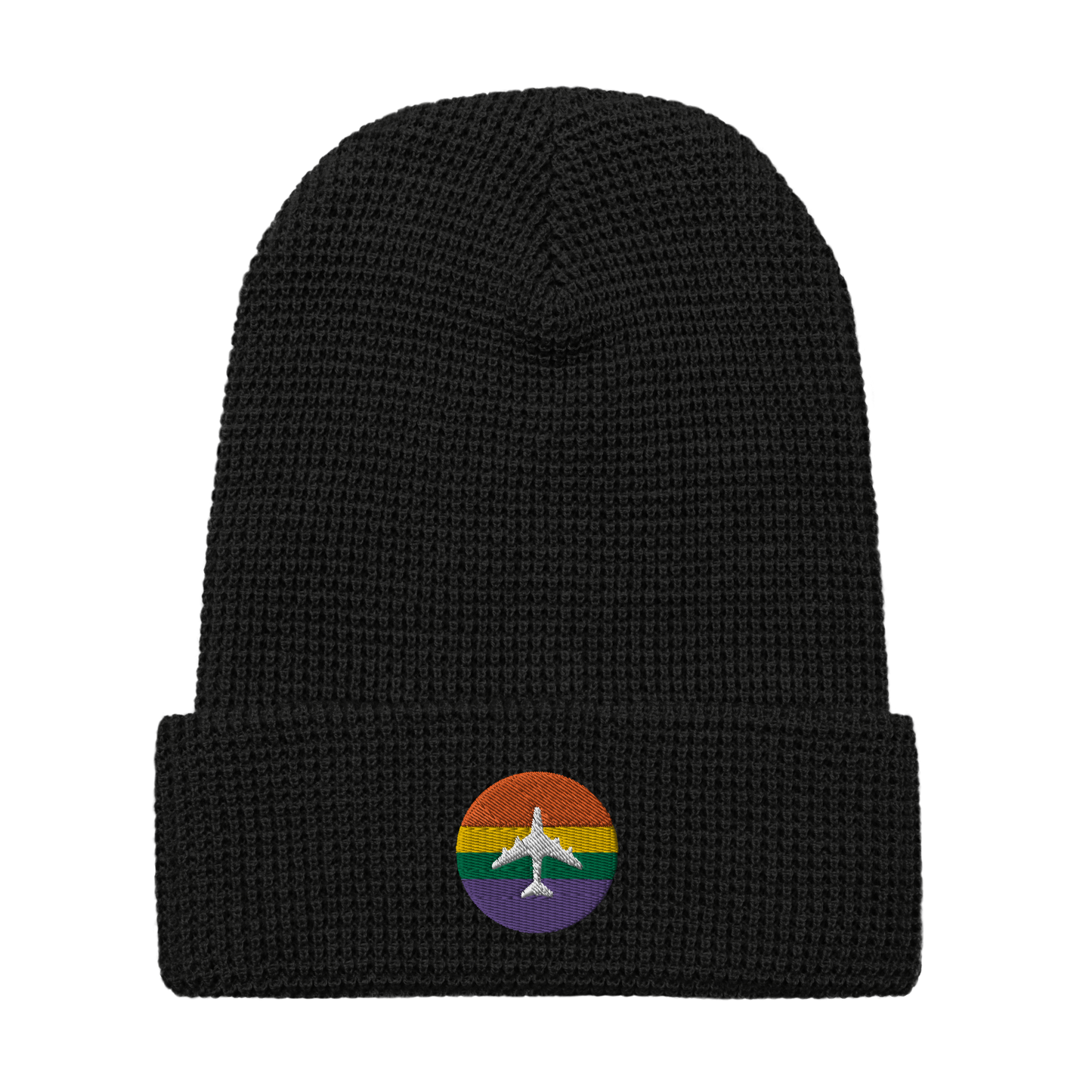 Plane Pride Waffle Beanie - Embroidered - UNISEX