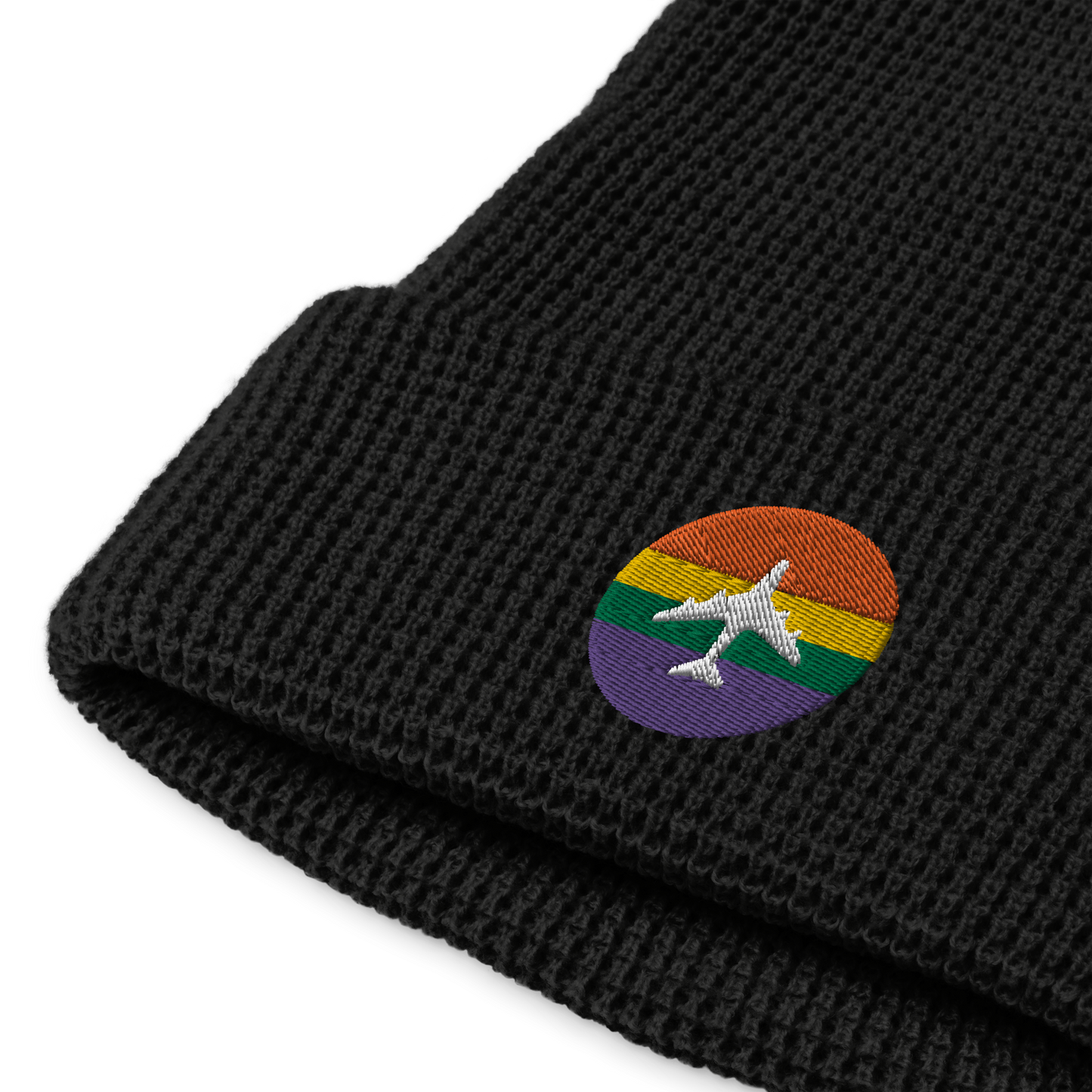 Plane Pride Waffle Beanie - Embroidered - UNISEX